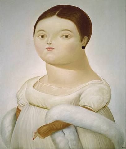 Fernando Botero Mademoiselle Riviere